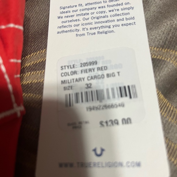 True Religion cargo pants - Picture 2 of 3